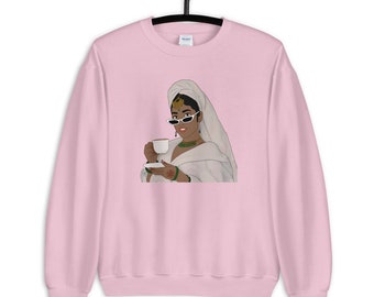 spill the chai sweatshirt unisex // desi // brown // indian // south asian // tea // cha