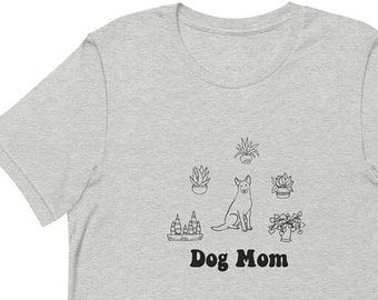 Dog and Plants Shirt | Dog Mom and Plant Lady T-Shirt