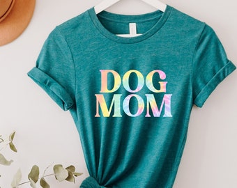 Dog Mom Tie Dye Pastel Shirt