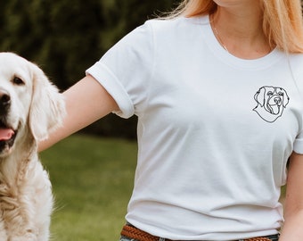 Golden Retriever Hund Kunst Shirt