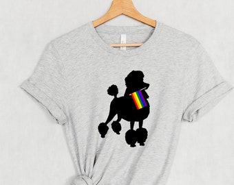 Poodle Pride Flag Shirt