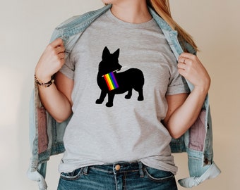 Corgi Pride Flag Shirt