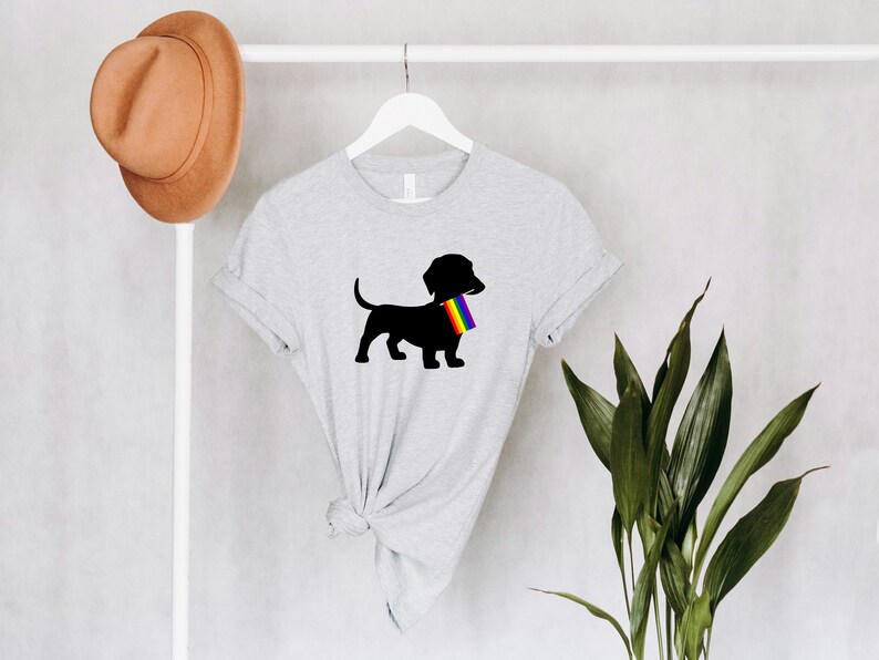 Dachshund Pride Flag Shirt image 2