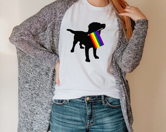 Labrador Retriever Pride Flag Shirt