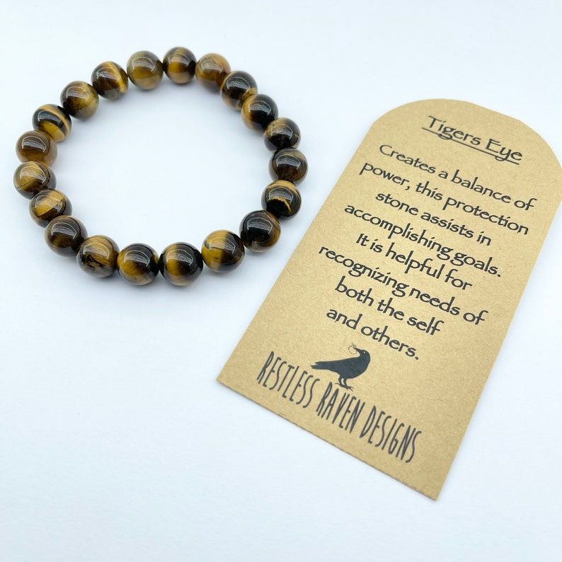 Mens Bracelet Tigers Eye Fathers Day Gift From Wife Gifts For Dad