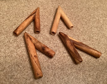 Palo Santo Kuripe Self-applicator, Ritual Ceremony Shamanic Pipe, Rapeh