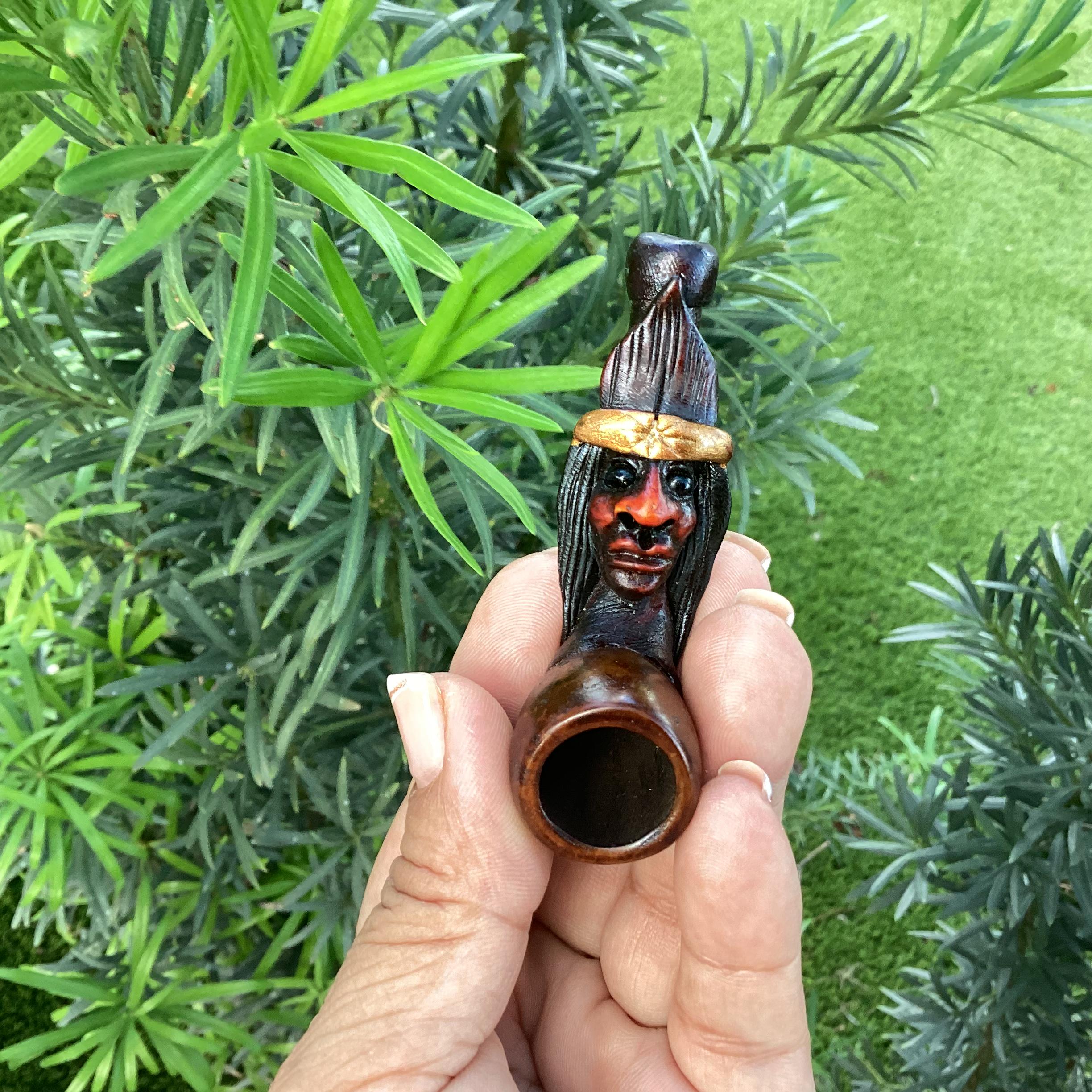Shaman Inka Inka Smoking Pipe, Shaman Smoking Pipe, Ritual Ceremony Shamanic Pipe ...