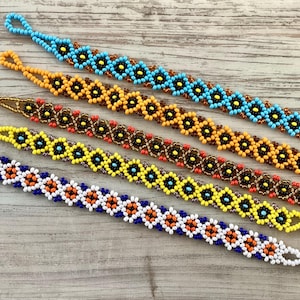17cm Shipibo Bracelet, Shamanic Beaded Bracelet, Sacred Medicine Bracelet