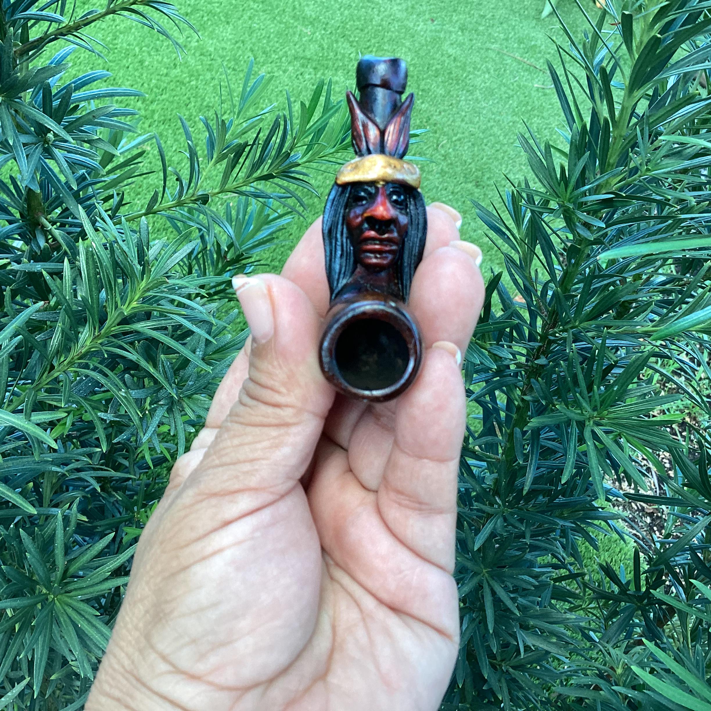 Shaman Inka Inka Smoking Pipe, Shaman Smoking Pipe, Ritual Ceremony Shamanic Pipe ...