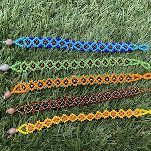 17cm Shipibo Bracelet, Shamanic Beaded Bracelet, Sacred Medicine Bracelet