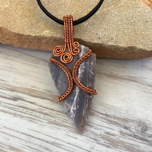 Native Arrowhead Necklace, Arrowhead Pendant, Native Indian Protection Necklace, Mens  Native Pendant