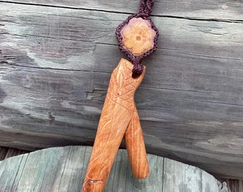 Palo Santo kuripe Self-applicator, Jaguar Wood Tepi, Ritual Ceremony Shamanic Tepi
