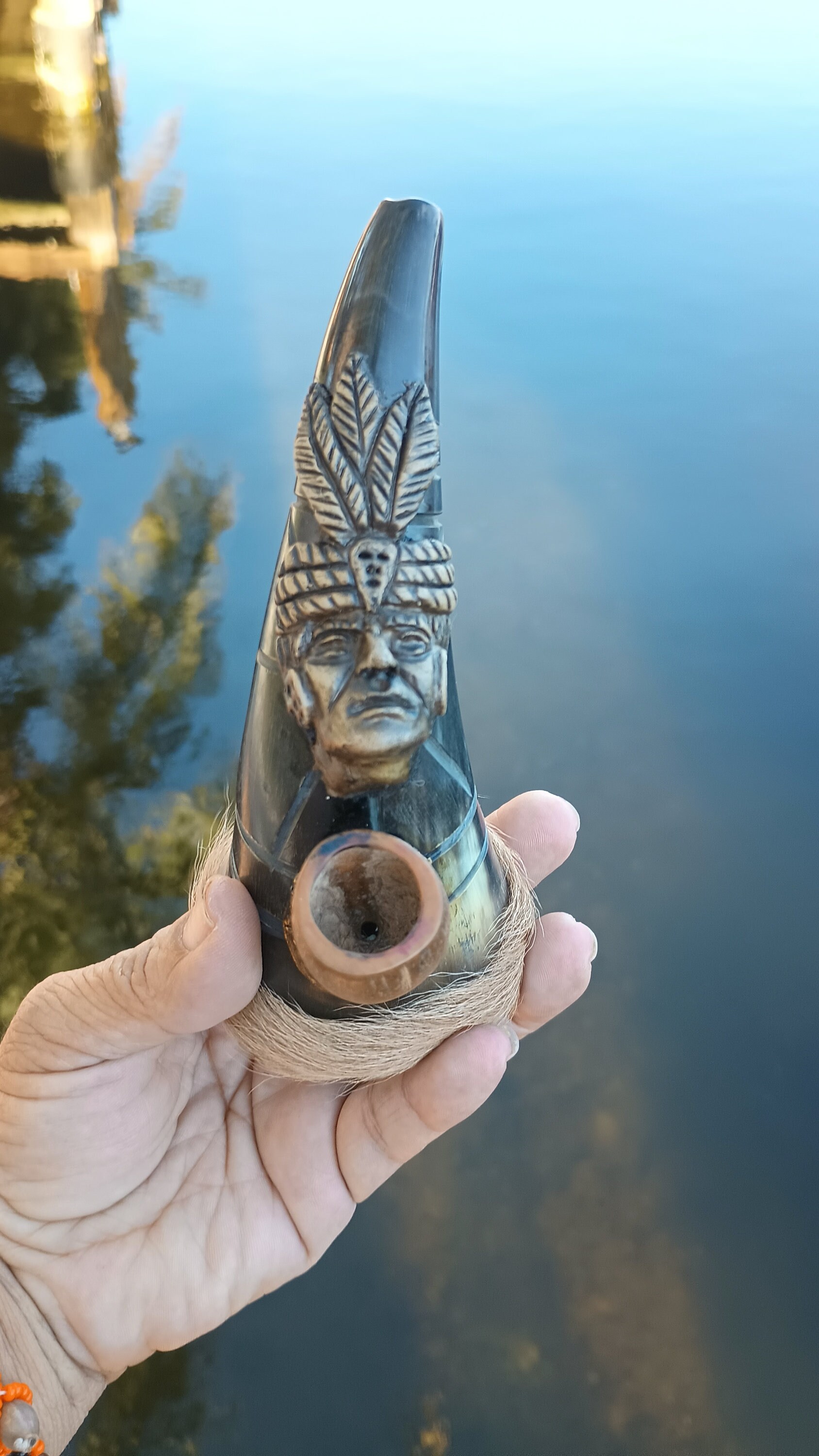 Shaman Inka Inka Smoking Pipe, Shaman Smoking Pipe, Ritual Ceremony Shamanic Pipe ...