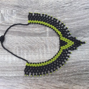 Peruvian Shipibo Necklace, Handmade Beaded  Necklace, Shipibo Necklace
