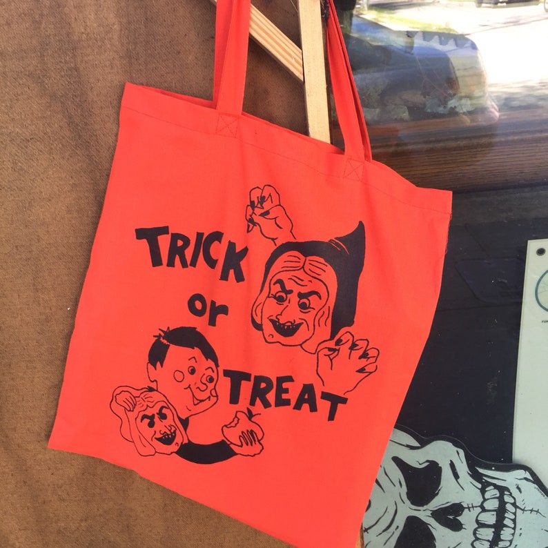 Trick or Treat Graveface Tote Bag