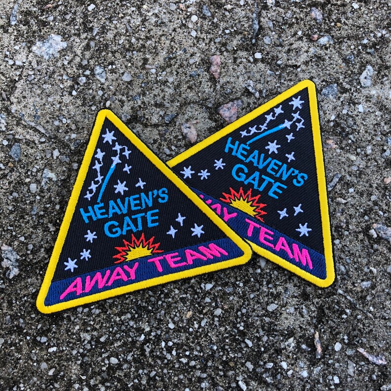 Heavens Gate Away Team Iron On Patch Replica Etsy