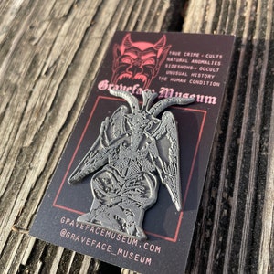 New Baphomet enamel pin