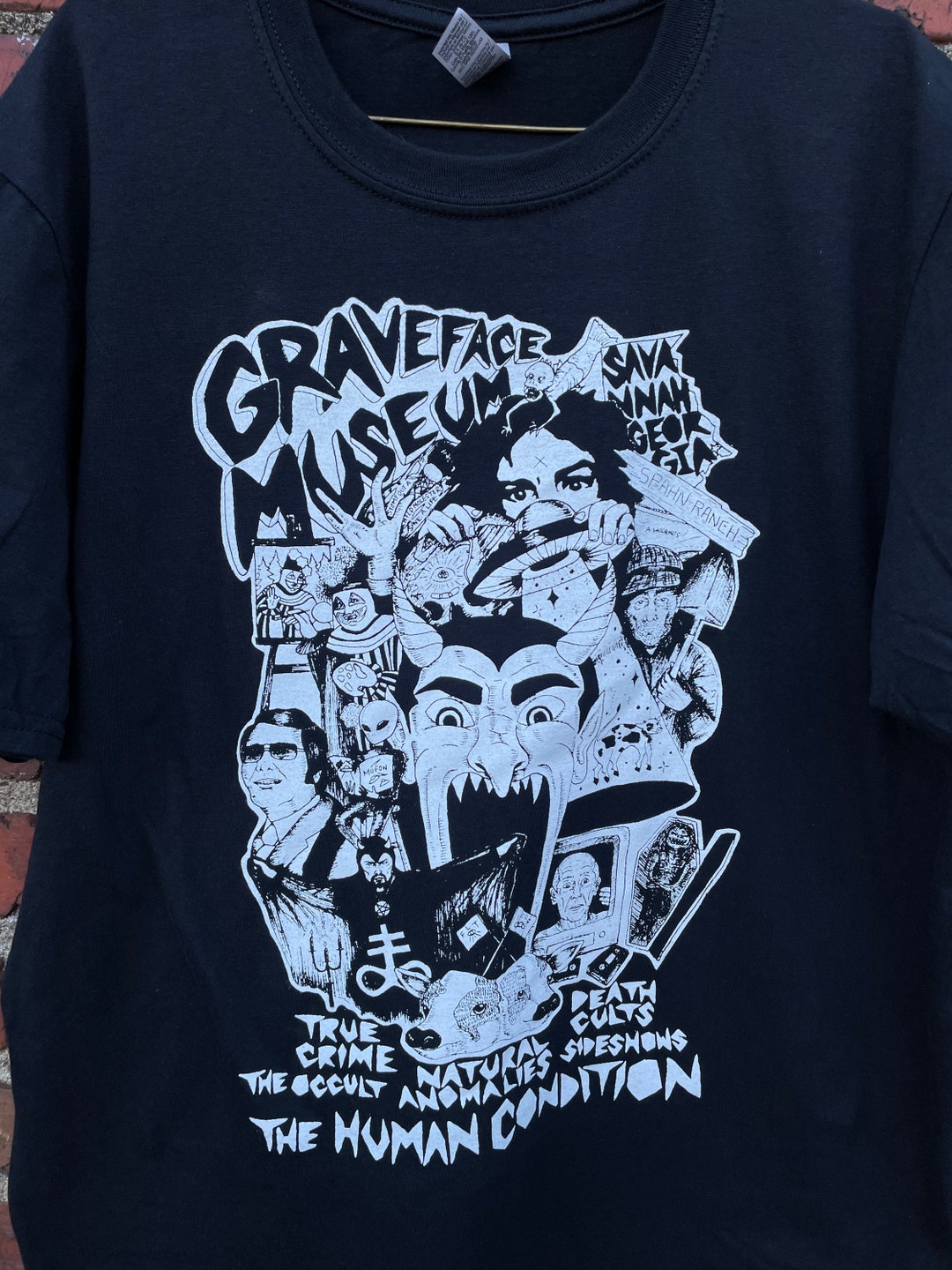 Graveface Museum “human Condition” Glow in the Dark Tee! - Etsy