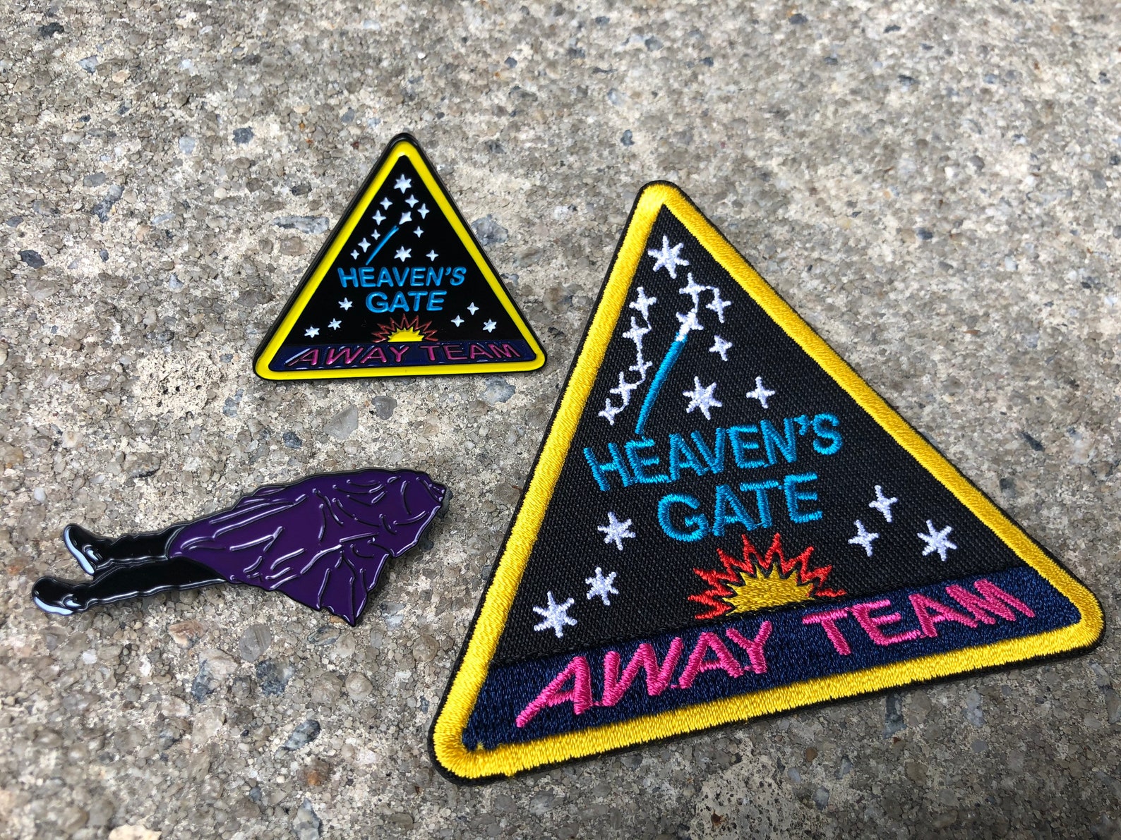 Heaven's Gate emaille pin & patch mini bundel Etsy Nederland