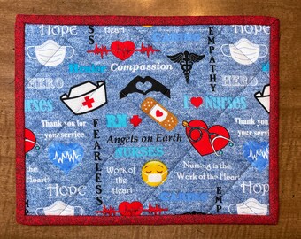 Nurse Mug Rug | Etsy