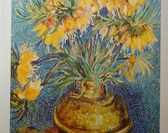 Vincent Van Gogh,  Still Life,  Floral Lithograph, Wall Decor, Gift Idea