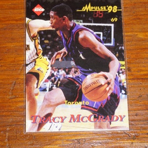1998-1999, Collector's Edge Impulse, Tracy McGrady #99, JR Henderson #56, Toronto Raptures, Vancouver Grizzlies, Basketball Karte