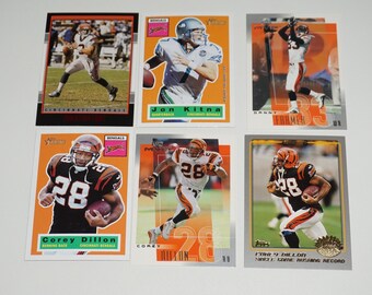 Bengals Trading Card Lot: Dillon, Kitna, Johnson, Farmer