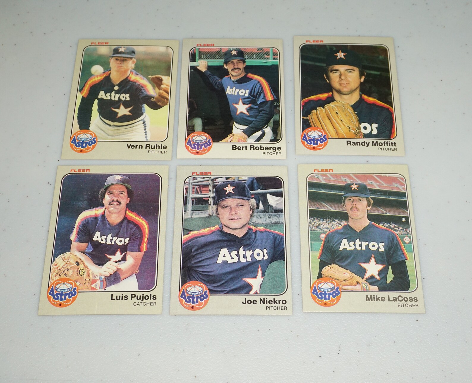 Fleer 1983 Houston Astros Mixed Lot Fleer Baseball Cards Etsy UK