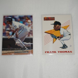 Frank Thomas, Chicago White Sox, honkbalkaarten uit de jaren 90, vintage White Sox