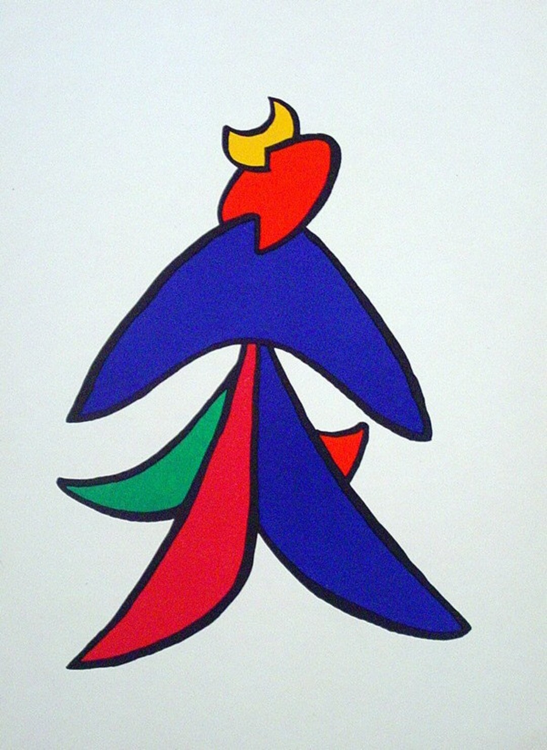 Vintage Alexander Calder Art Print: 