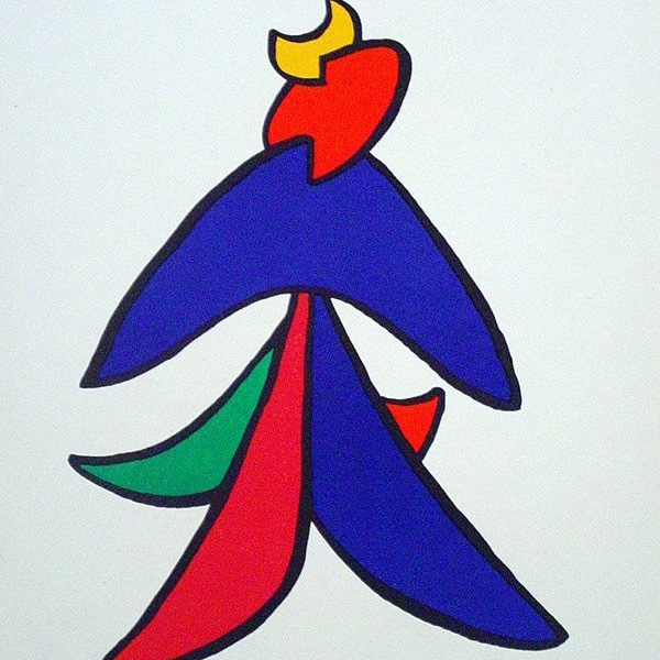 Alexander Calder, Stabiles VII, Derriere le Miroir, Vintage Lithograph, Maeght Art