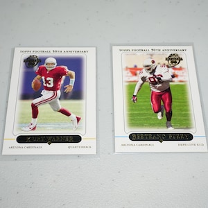 Arizona Cardinals, Larry Fitzgerald "Rookie", Anquan Boldin, Kurt Warner, ect., Collectible Card Lot