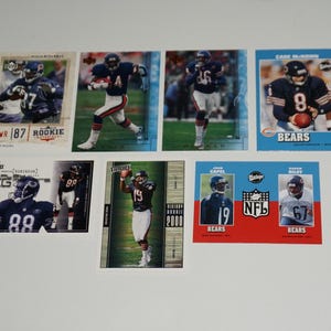 Chicago Bears, Vintage Card Lot, Dez White, Marcus Robinson e mais