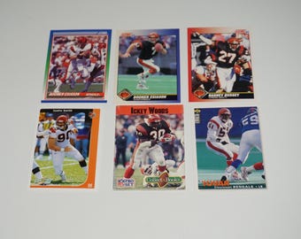 Boomer Esiason, Ickey Woods and more, Cincinnati Bengals, Trading Cards, Football Lot