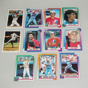 1991/1995, Montreal Expos, lotto di 11 carte, Steve Frey, Pascual Perez e altri