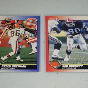 Vintage NFL Cards: 1991 Cleveland Browns ft. Rob Burnett Rookie & Brian Brennan
