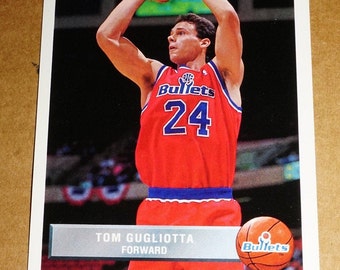 1992-93, Tom Gugliotta, Vintage Bullets, carta da principiante del basket