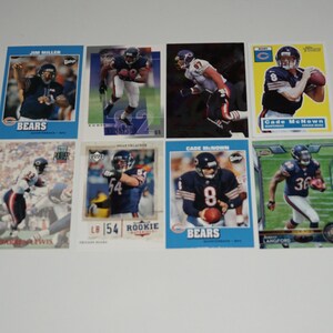Chicago Bears, Brian Urlacher Rookie Card, Darren Lewis, Cade McNown e mais