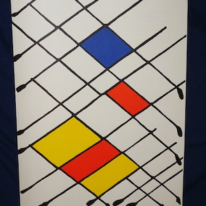 Alexander Calder,  Damier from Derriere Le Miroir, 1966 Vintage Lithograph, Maeght Vintage Art