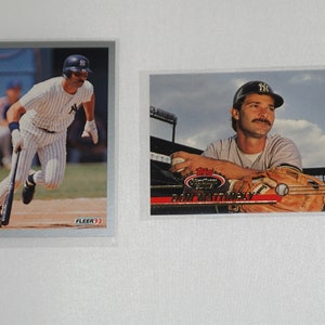 New York Yankees, Don Mattingly, Vintage Baseball Cards, Fleer Card, Stadium Club