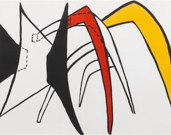 Valerio Adami - Derriere Le Miroir No. 220 - 1976 - Etsy