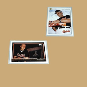 1992 Cal Ripken Jr. Baltimore Orioles Baseball Cards (#40, #165) | Orioles Fan Gift | Ripken Jr. Collectible