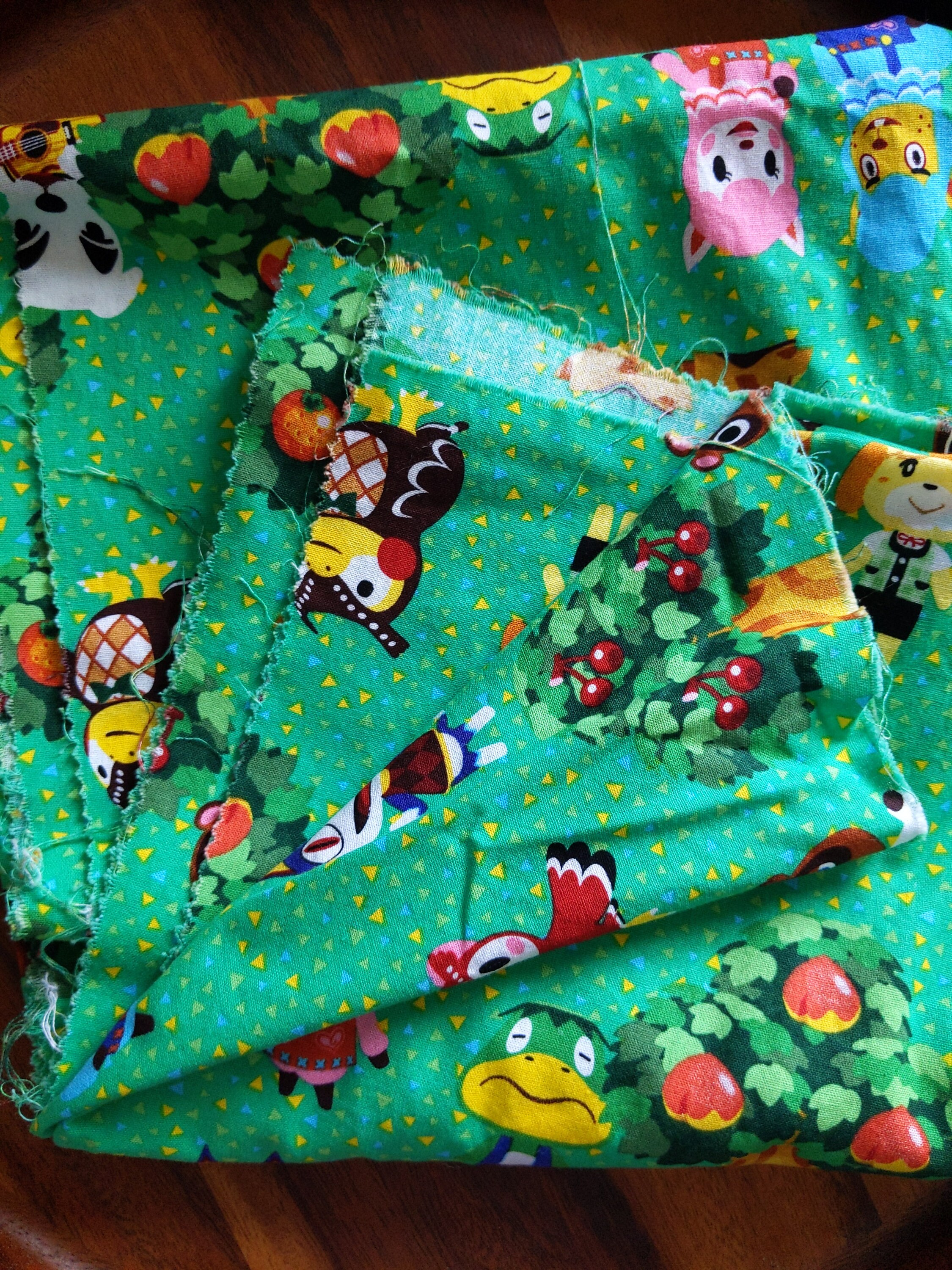 Animal Crossing Fabric digi Villager Preshrunk 70 X 41 approximately 2 Yards Etsy