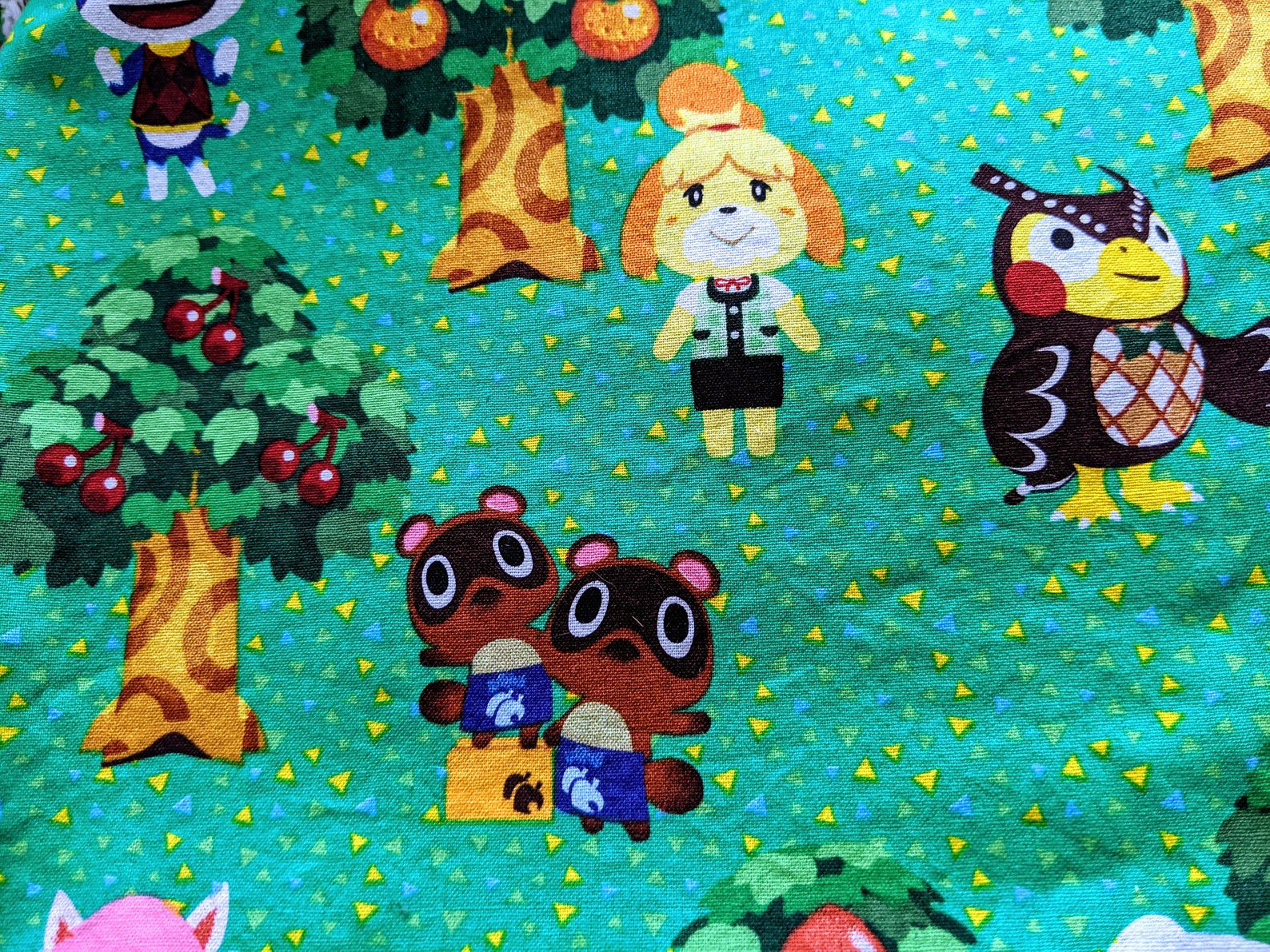 Animal Crossing Fabric digi Villager Preshrunk 70 X 41 approximately 2 Yards Etsy