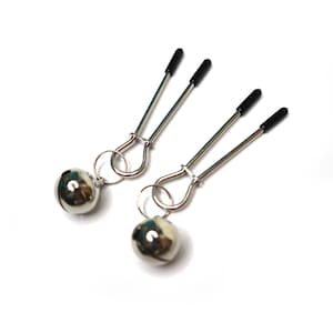 Clamps Black ends with Jingle Bells