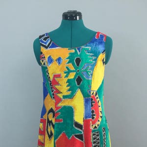 Vintage Dress, Loose Midi Dress, Cotton Dress, Boho Dress, Summer Dress, 90s Dress, Shift Dress, Midi Dress, Casual Dress, Festival Wear