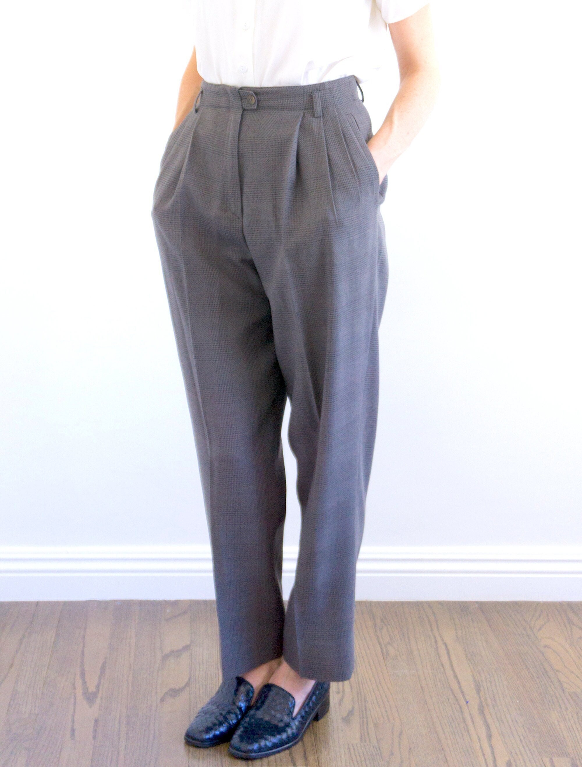 パンツ 90s vintage 2 tack wide check slacks il_fullxfull.4824714779_r9x7.jpg