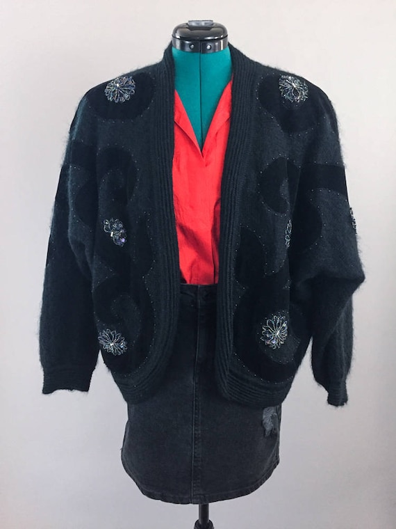 Vintage Cardigan, Oversized Cardigan, Cardigan, Ov