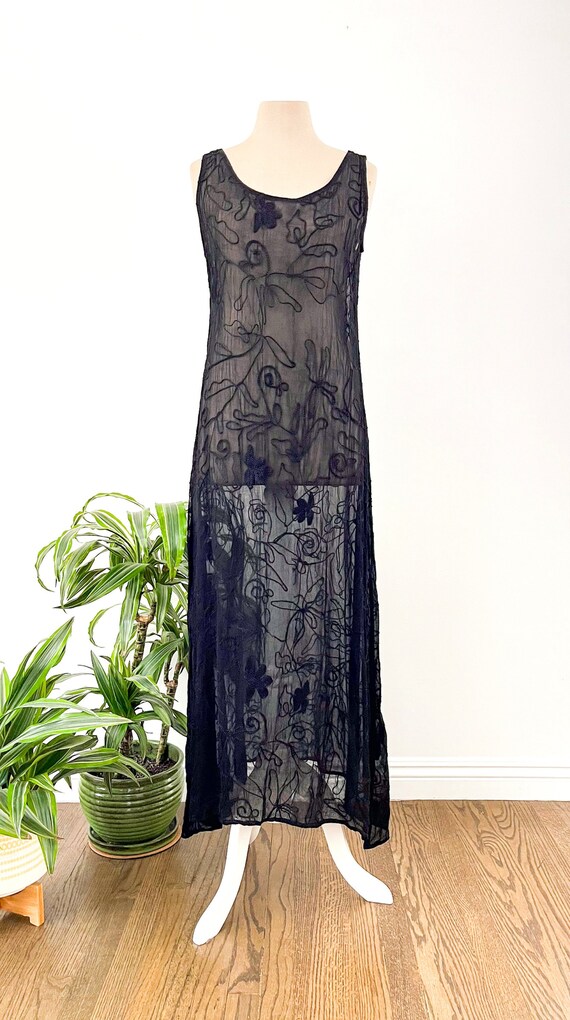 vintage maxi slip dress Gem