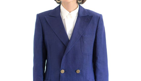 Vintage Linen Jacket, Tailored Blazer, Summer Bla… - image 7